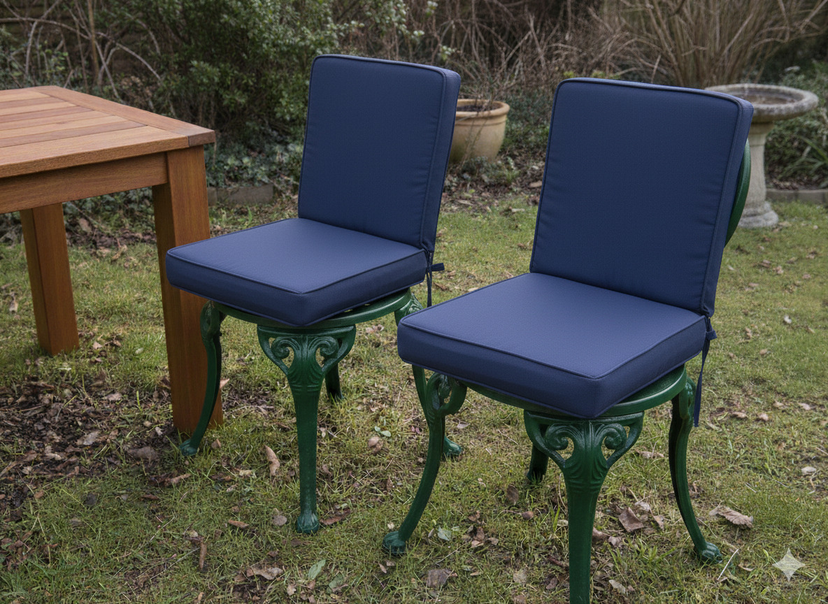 New weather-resistant cushions after replacement